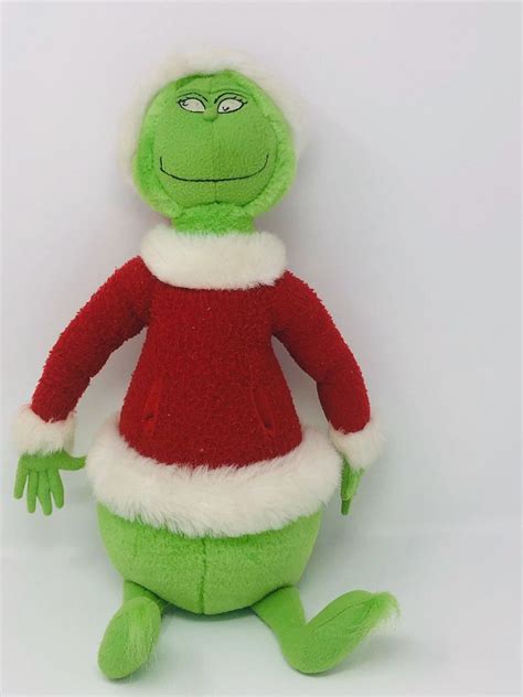 stuffed animal grinch|grinch stuffed animal from hallmark.